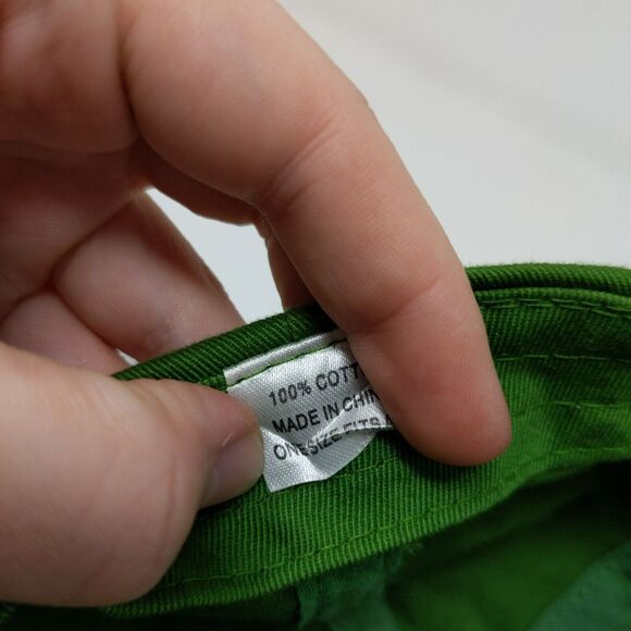 Pioneer Seeds Farm Hat Cap Green Slideback Embroidered 100% Cotton One Size - Picture 10 of 10